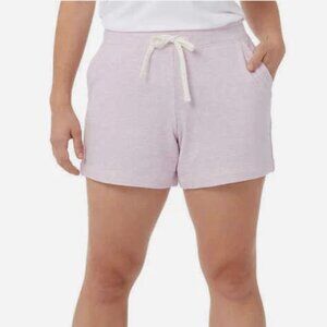 New 32 Degrees Women's Pull on Soft Jersey Knit Pink Shorts, size S